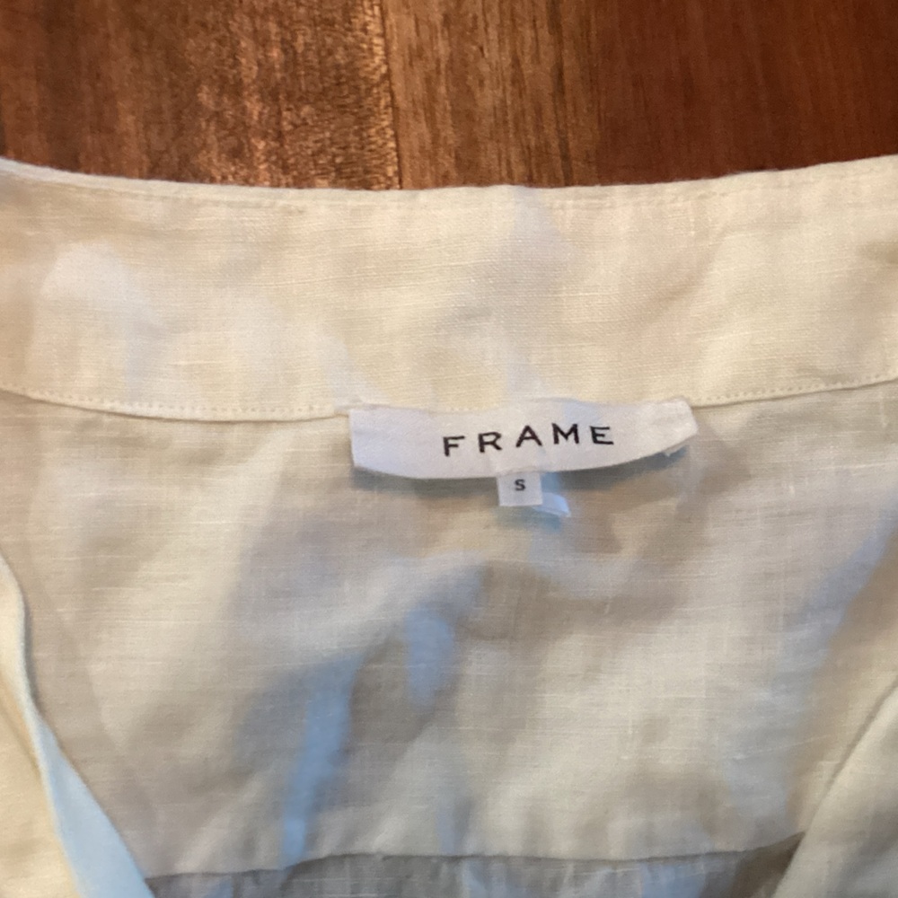 Frame Denim Ivory Wrap Robe - Picture 2 of 4
